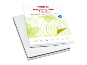 Etiquetas adhesivas "Recycling Plus" Disquetes, 70x50,8mm