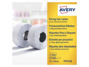 Etiquetas de precio Avery estándar, 10 rollos