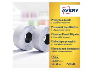 Etiquetas de precio Avery grande, 10 rollos