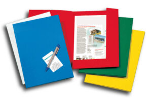 Carpeta presentación "Color" azul, 10 ud.