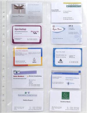 Fundas para tarjetas de visita