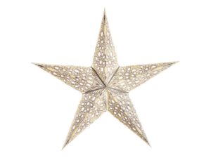 earth friendly starlightz 'Mono Small' estrella de papel, blanco