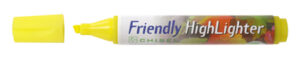 Marcador fluorescente Friendly Highlighter, amarillo
