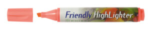 Marcador fluorescente Friendly Highlighter, rosa