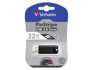Memoria USB Verbatim "PinStripe" USB 3.0, 32 GB
