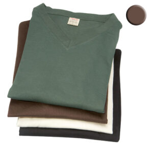 Camiseta cuello pico "Bio & Justo" moca, L