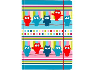 Carpeta 3 solapas "Búhos" A4