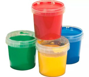 Pinturas de dedos ökoNORM nawaro, 4 piezas.