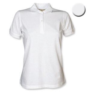 Polo Mujer "Bio" blanco, M
