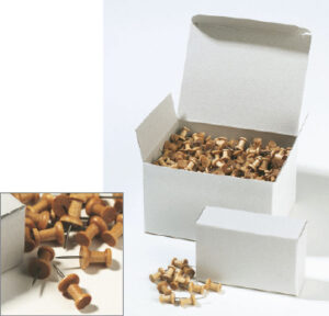 Alfileres de madera, 500 ud.