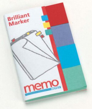 Banderitas "memo" Brillantes