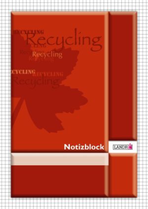 Bloc de notas A6 con tapa, 50 hojas, cuadriculado