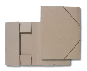 Carpeta 3 solapas "Eco" marrón