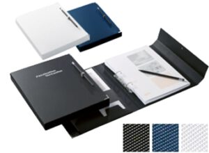 Carpeta Congreso con anillas "Opaco" negro