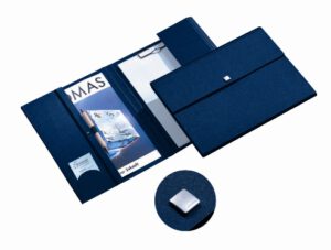 Carpeta Congreso con pinza "Elegance" burdeos