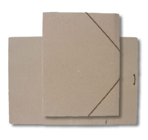 Carpeta de gomas "Eco" marrón