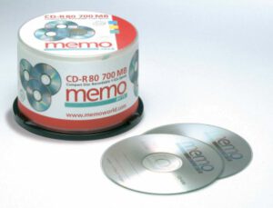 CD-R "memo" en tarrina, 50 ud.