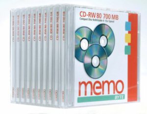 CD-RW "memo" caja estándar