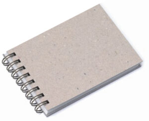 Cuaderno espiral A6 apaisado "Natural" liso
