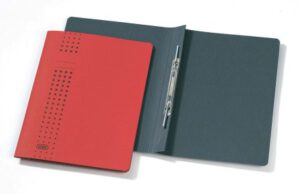 Dossier con fástener espiral "Chic" rojo