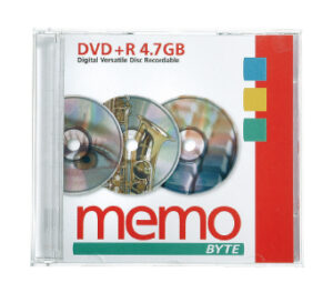DVD+R "memo" caja estándar