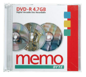 DVD-R "memo" caja estándar