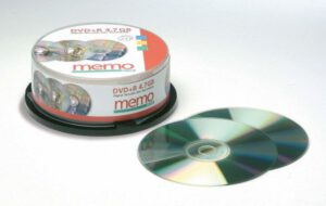 DVD-R "memo" en tarrina, 25 ud.