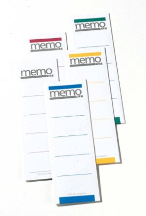 Etiquetas lomeras de 7-8cm, blanco