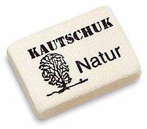 Goma de borrar Caucho natural 40x30x10