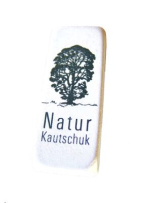 Goma de borrar Caucho natural 50x20x10