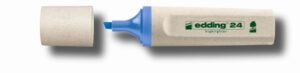 Marcador fluorescente edding 24 ecoline, azul