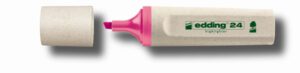 Marcador fluorescente edding 24 ecoline, rosa
