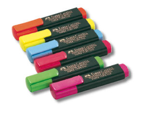 Marcador fluorescente "Faber-Castell" amarillo fluorescente