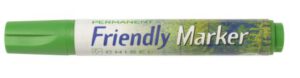 Marcador Friendly Marker, biselada, verde