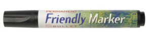 Marcador Friendly Marker, ojival, negro