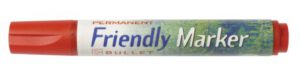 Marcador Friendly Marker, ojival, rojo