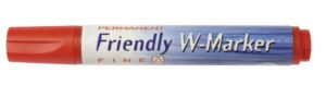 Marcador Friendly W-Marker, ojival, rojo