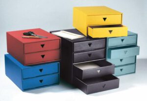 Módulo 2 cajones "Color" amarillo