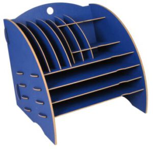 Organizador de sobremesa "Big Organizer" azul