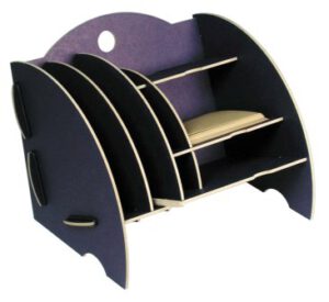 Organizador de sobremesa "Mini" azul