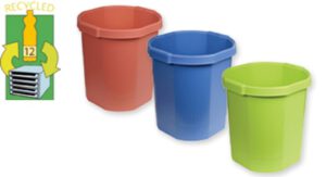 Papelera "Multiform Forever" azul cobalto