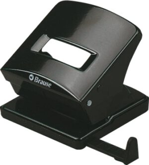 Perforadora de oficina mediana, negro