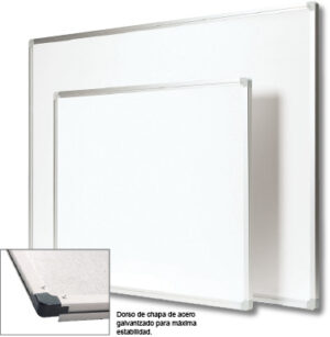 Pizarra blanca lacada, 90x60 cm