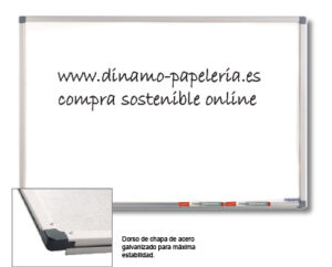 Pizarra blanca vitrificada, 120x220 cm