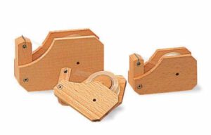 Portarrollos madera, cintas de 19mm x 10m