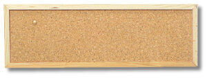 Tablón de corcho 20 x 60 cm