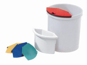 Tapadera cubito separador "Objeto" azul