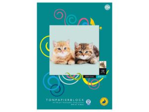 Bloc de cartulinas A3, 130 g/m2, colores surtidos