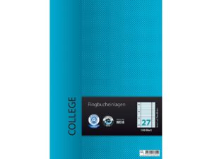 Recambio carpeta de anillas A4, 100 hojas, rayado