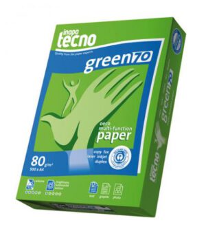 Papel reciclado 'tecno green' A4